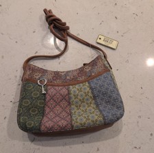 Vintage Fossil Crossbody Shoulder Bag Floral ...