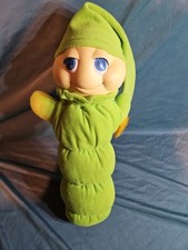 Hasbro Glow in the Dark Worm Original 1982 Vintage Plush Toy 13" Still Glows