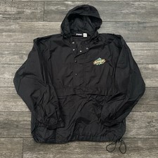 VTG 90s WNBA SEATTLE STORM BLACK PULLOVER WINDBREAKER JACKET BASKETBALL SZ L