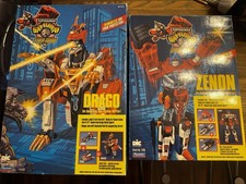 Superhuman Samurai Syber Squad 1994 Drago Zenon compagni di gioco con scatole