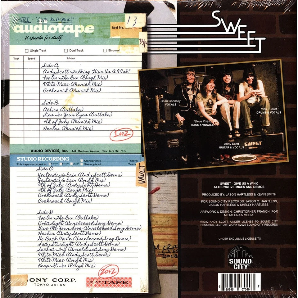 The Sweet - Give Us A Wink (Alternative Mixes And (Vinyl 2LP - 2022 - Original) - Bild 2 von 4