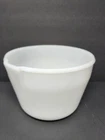 Ronson Foodmatic White Milk Glass Large Mixing Bowl 8.5" Vintage