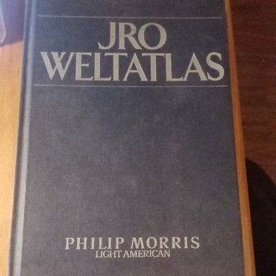 JRO Weltatlas Philipp Morris Light American-Top Zustand ,Neu,Unbenutzt