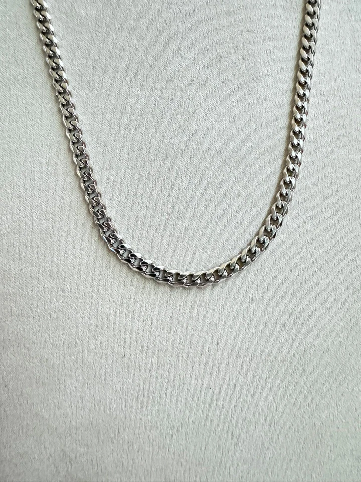 Toronto Blue Jays Necklace - Silver - 5mm Cuban - 22" Chain - Christmas Gifts - Image 2 of 3