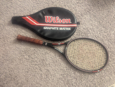Raquette de tennis Wilson Graphite Matrix taille moyenne 4 1/2 (L4