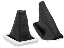 SCHALTMANSCHETTE HANDBREMSSACK FUR SUBARU IMPREZA WRX STI 2005-2007 NATURLEDER