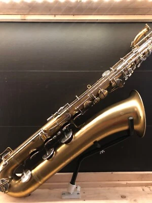 Bariton Saxophon Buescher 400 Gold Spielbereit mit Koffer Baritonsaxophon - Bild 1 von 4