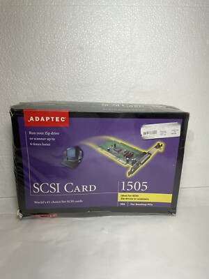 Adaptec AVA-1505A KIT 1725800 16-Bit ISA DB25 SCSI Controller Card !New