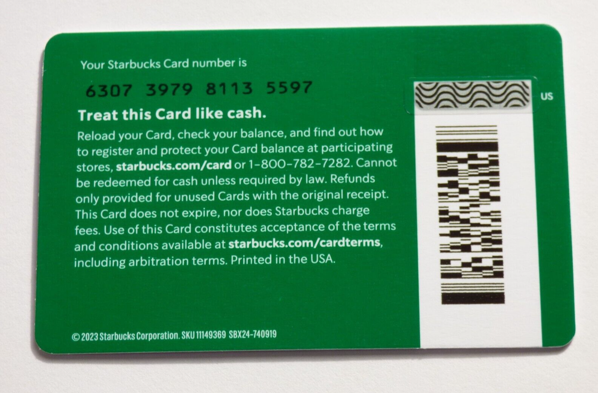 2023 STARBUCKS Gift Card - Christmas - Snowman Family