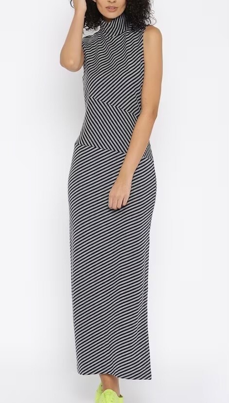 chinese dress ladies Tommy Hilfiger Women's Dresses Maxi,Black/Sand,2 at Amazon Women's Clothing  store