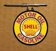 METAL O SCALE BUILDING 1:18 SHELL GASOLINE OIL HANGING GAS STATION SIGN DIORAMA