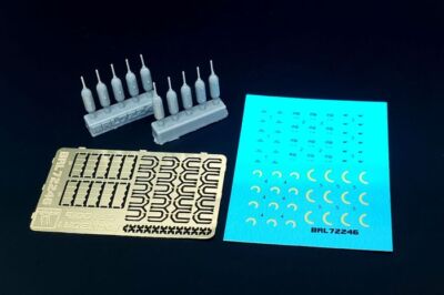 Brengun BRL72246 1/72 US GP 100lb AN-M30A1 bombs (10pcs) Resin set of US bombs