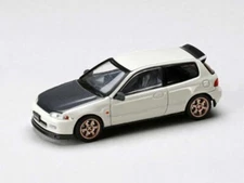 Honda Civic (EG6) SIR-II JDM – White 1:64 Scale Model - Hobby Japan HJDM002-7