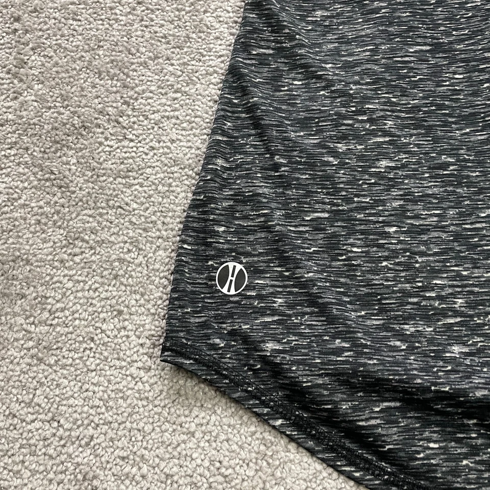 Camiseta sin mangas deportiva Holloway para mujer pequeña gris halter espalda deportiva gráfico gimnasio activo Foto 4 de 4