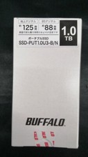 BUFFALO Model number: SSD-PUT1.0U3-B/N Portable SSD 1.0TB New/Unused JAPAN