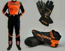CRG GO KART RACE SUITE CIK/FIA LEVEL WITH SHOES GLOVES AND GIFT