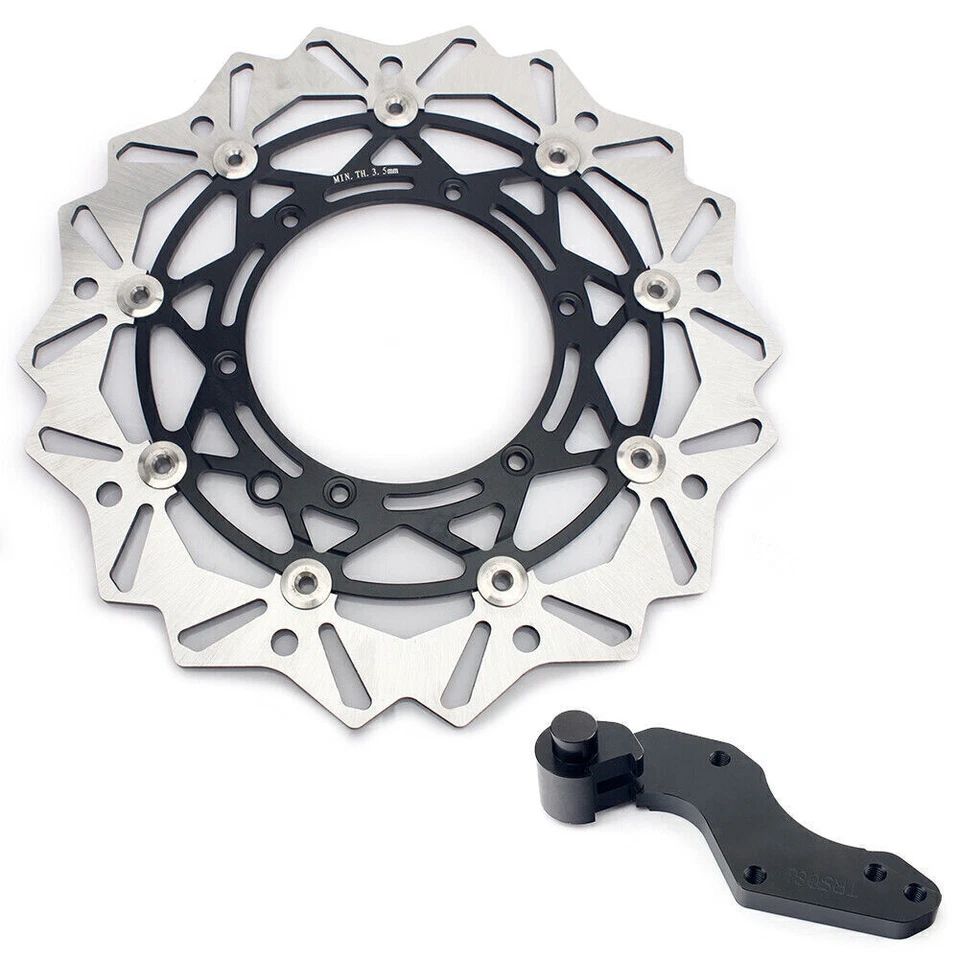 17" Roues Jantes Moyeu bleu Disques support pour KTM 250 350 450 EXC SX SX-F XCW - Photo 3/4