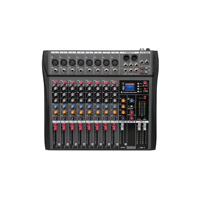 8 Channel Professional Digital Mixer Sound Board Console Bluetooth Live Studi...