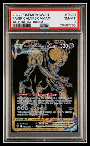Shadow Rider Calyrex VMAX graded PSA 8 for sale on eBay