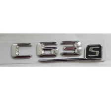 Chrome 3D Letters C63s Trunk Emblem Badge Emblems for Mercedes Benz C63 S AMG
