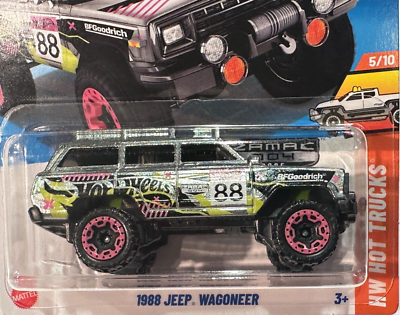 2025 🔥 HOT WHEELS 🛞, 1988 JEEP WAGONEER, 5/10 HW HOT TRUCKS, 44