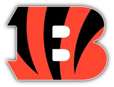 Cincinnati Bengals NFL Football Symbol Car Bumper Sticker - 3'', 5'' or 6''