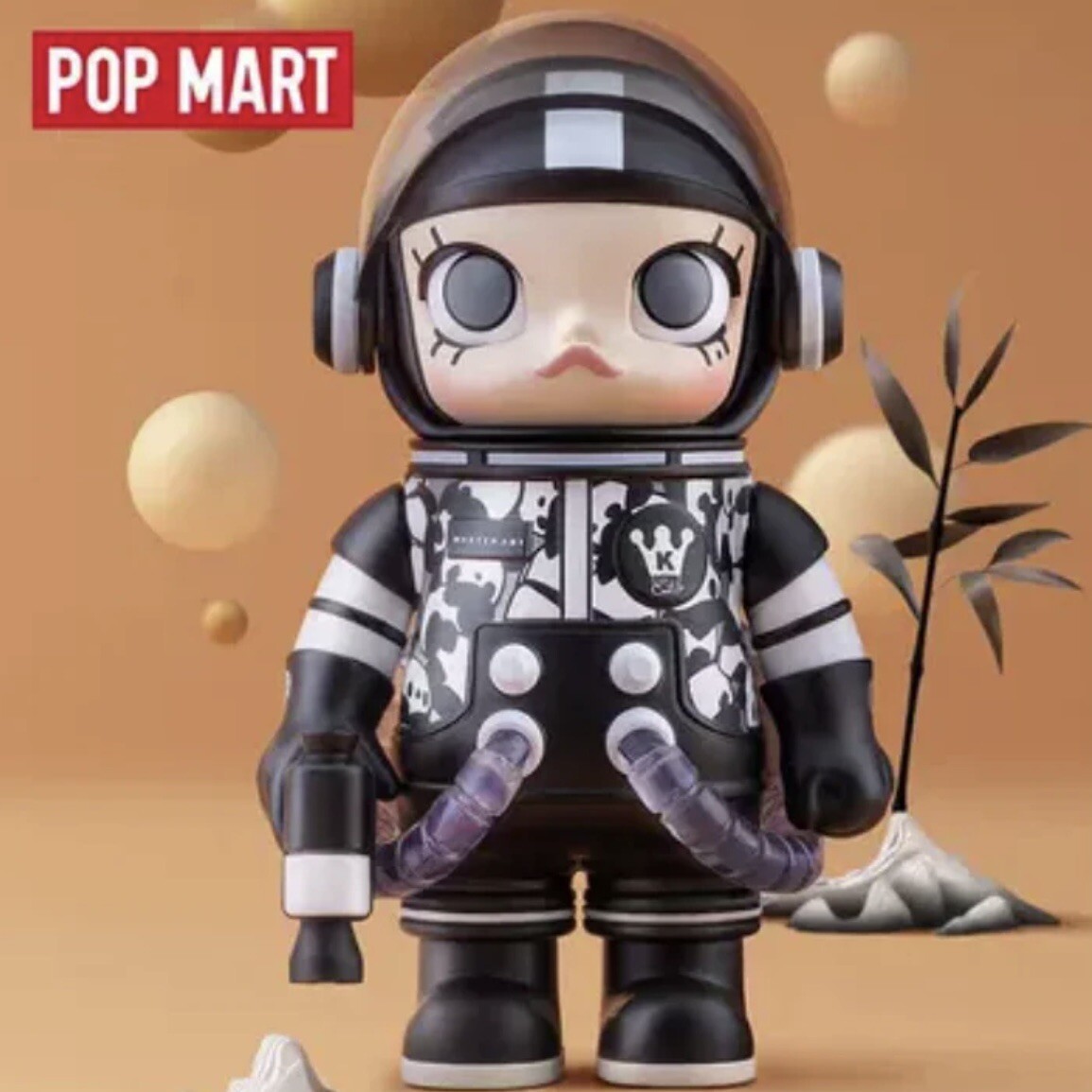 小*果様 激レア　Popmart Molly x Meilin Panda 10 POP MART ⭐️AUTHENTIC MEGA SPACE MOLLY 100% Series 2-B Figure