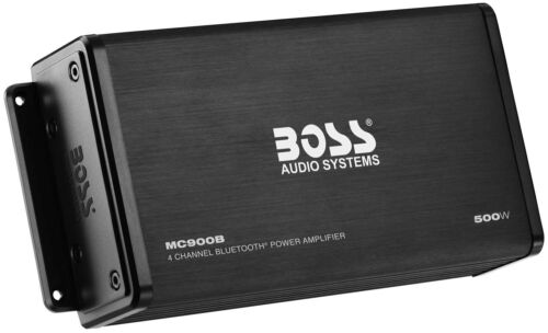 Boss Audio Systems MC900B Black Bluetooth 4 Channel Car Marine Power Amplifier - Afbeelding 1 van 5