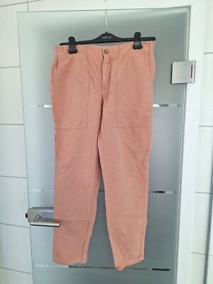 summum woman Leinen Hose rostbraun Gr. 38 super lässig  wNEU !