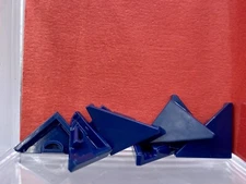 LEGO Parts Lot x (8) Ct ~ Dark Blue Tile, Modified 2 x 2 Triangular ~ No 35787