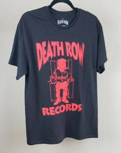 black and red death row shirt