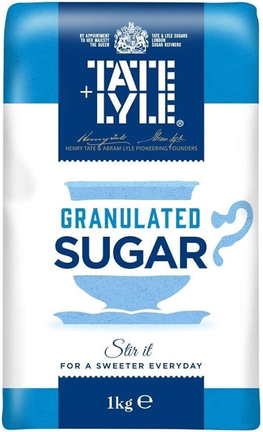 Tate and Lyle Granulated Sugar Pure Cane Tea Coffee White Sugar 1Kg