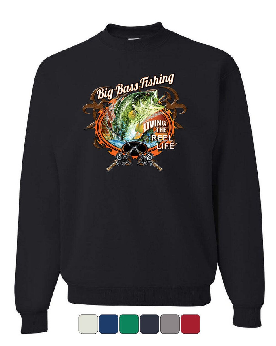 Fish Shirt Reel Big Fish Hoodie Custom Hooded Printed Fishing