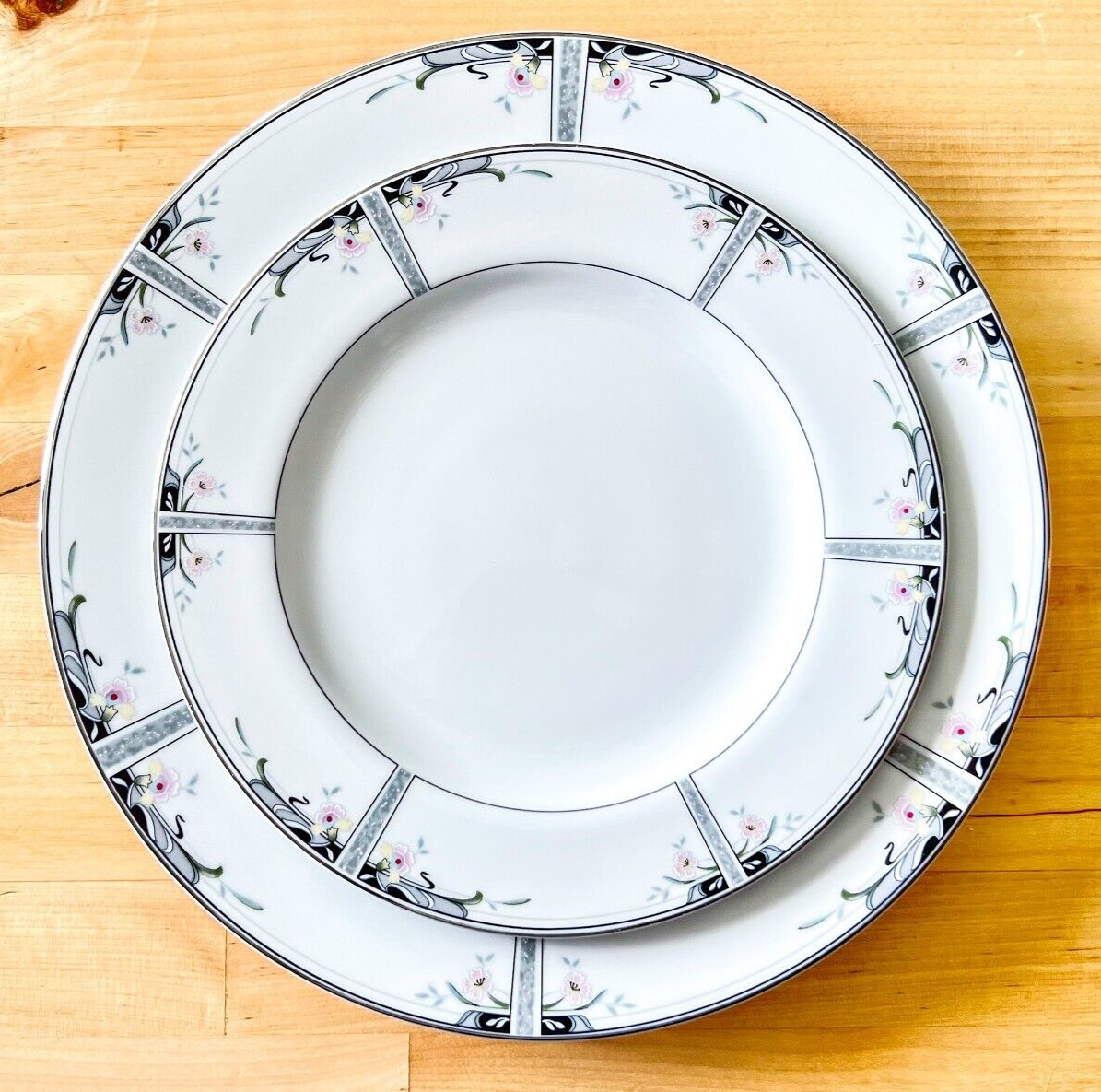 Vintage Mikasa English Estate Dinner or Salad Plates Sets of 2 Choose Your Style