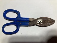 Utility Tin Snips 7 in Shears Cutting Tool Drop Forged Steel Blades Shingles
