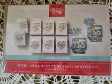 Stampin' Up WITH LOVE GRATITUDE Paper Pumpkin "REFILL" kit