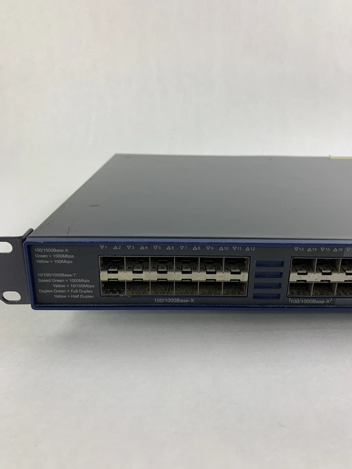 3COM 3CRS48G-24S-91 4800G 20-Port Gigabit Network Ethernet Switch Tested Reset - Image 3 of 4