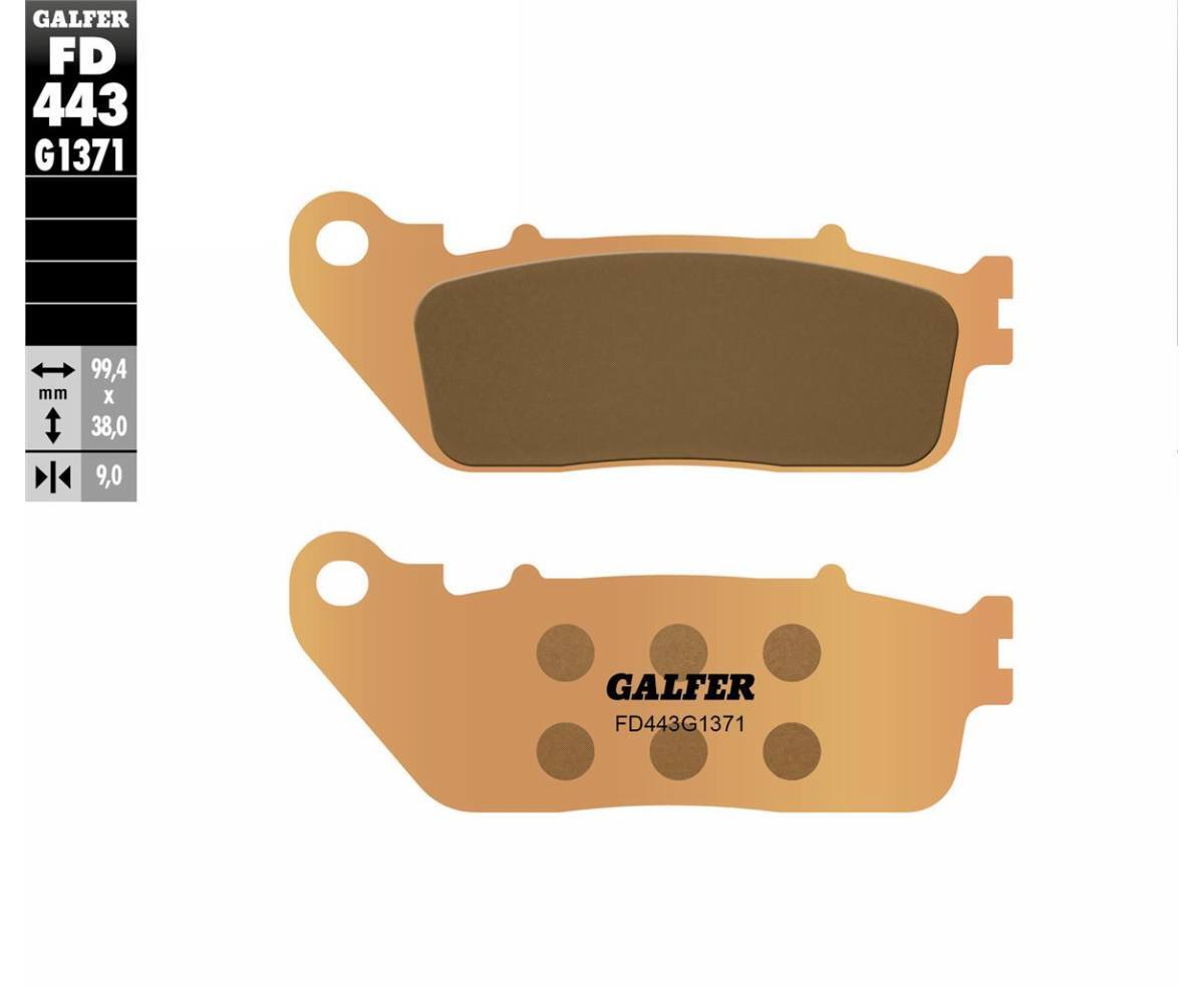 Galfer Rear Brake Pads HONDA VFR 1200 FA 2010 > 2013 FD443