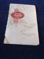 Very Vintage Queen Quality Shoes Catalog Spring Summer Boston MA   C73