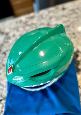 JSA Auth / Jason David Frank Signed Aniki Green Ranger Helmet