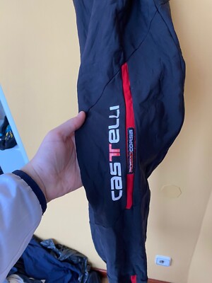 Men's Castelli Rossa Corsa Cycling Bib Tights Pants Progetto X2