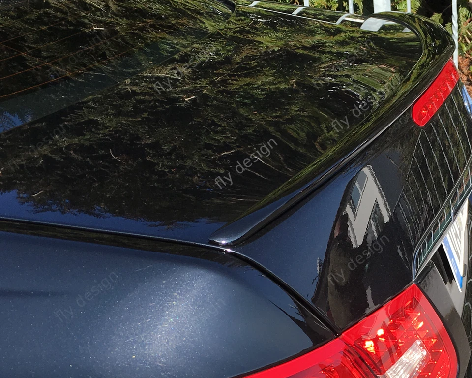 Heckspoiler für Mercedes e w207 c207 a207, spoiler lippe Schwarz Glanz - Bild 2 von 4