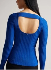 Ted Baker Blue RIBBED Jumper, Size M