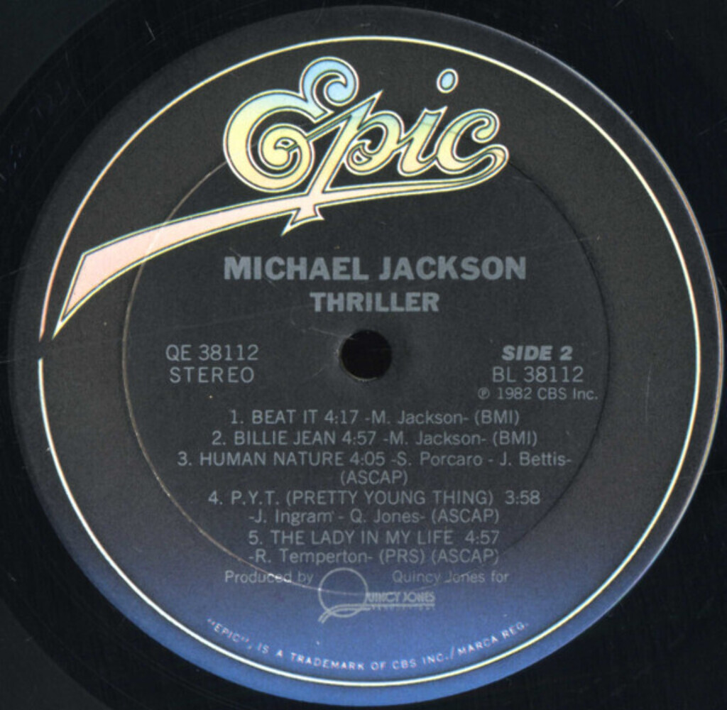 洋楽 LP Michael Jackson / Thriller QE 38112 Michael Jackson - Thriller - Epic, Epic - QE 38112, 38112 - LP