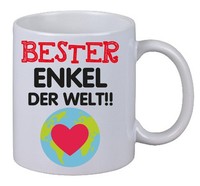 "Kaffee Tasse Becher \"Bester Enkel Der Welt\" Kaffebecher Merry X-Mas Christmas Us"