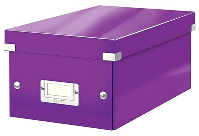 LEITZ DVD Ablagebox Click & Store WOW violett