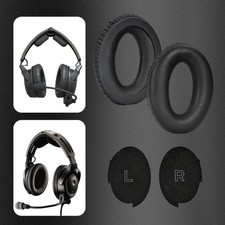 Noise Isolating Ear Cushions for AviationA30 Earphone Earpads Long Flights