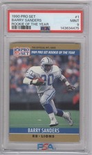 1990 Pro Set Barry Sanders #1 PSA 9 mint
