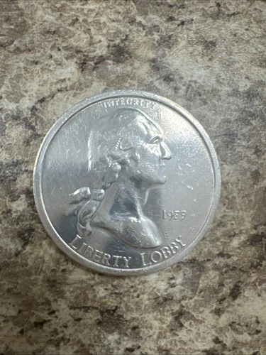 1979 Liberty Lobby Washington Integrity 1oz Silver Eagle .999 Fine