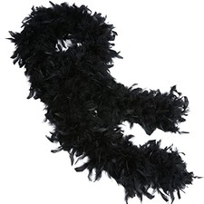 19 Color- 40/2Yard Chandelle Feather Boa Dancing Wedding Party Black 60g